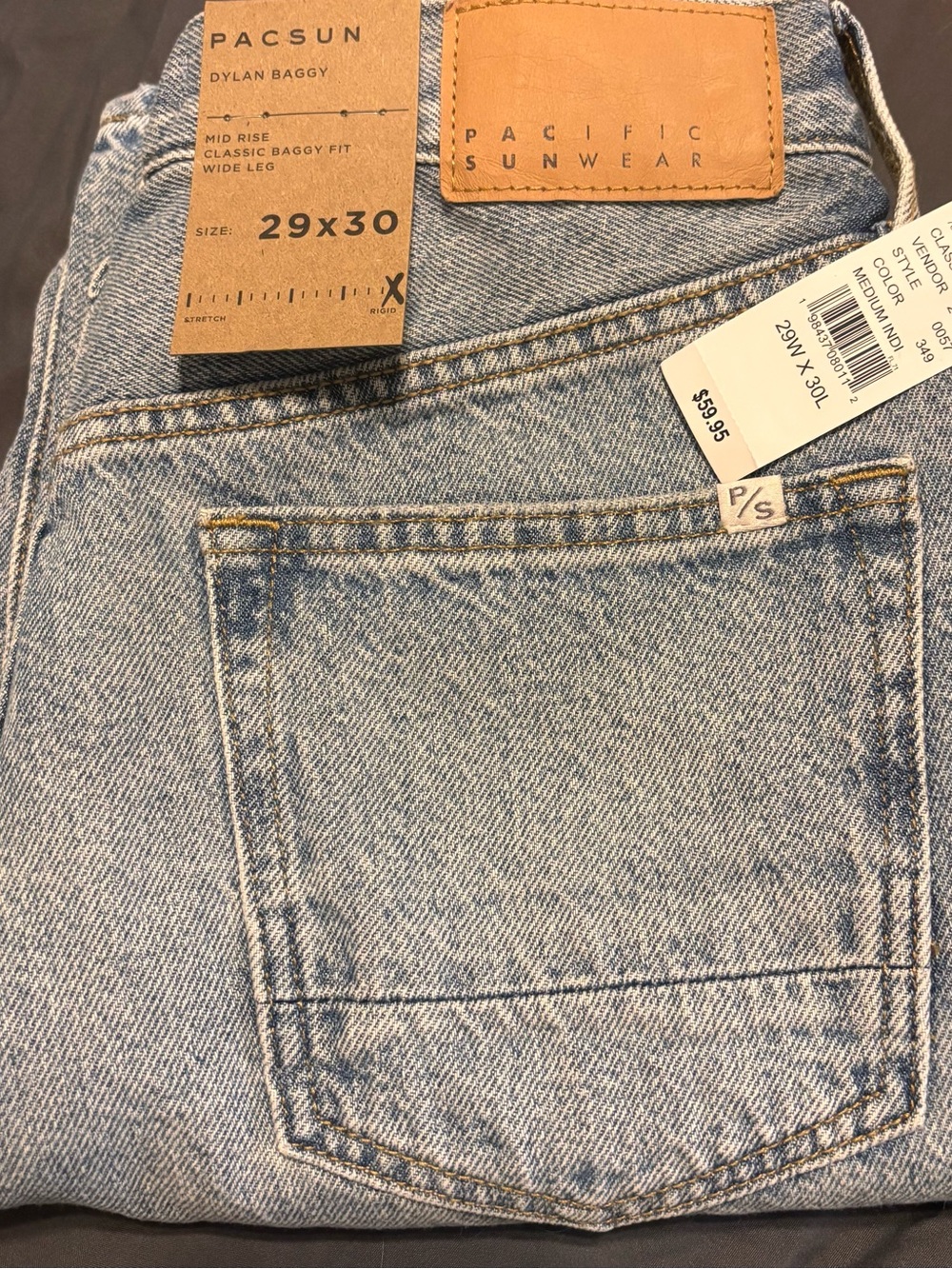 PacSun Light Blue Dylan Baggy High-Rise Jeans